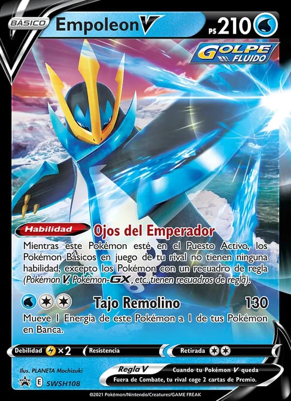 Empoleon V card in Spanish