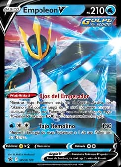 Empoleon V card in Spanish