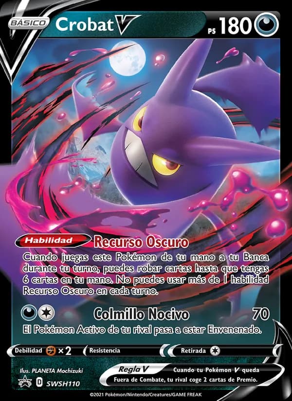 Crobat V card in Spanish