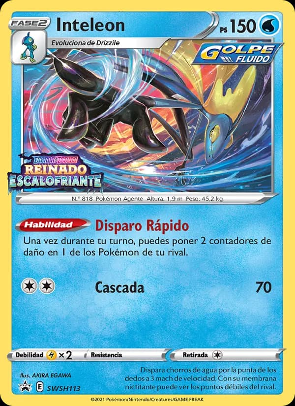Inteleon card in Spanish
