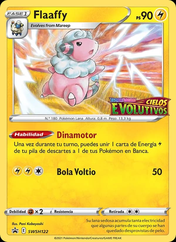 Flaaffy card in Spanish
