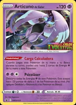 Articuno de Galar card in Spanish