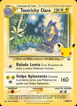 Toxtricity Claro card in Spanish