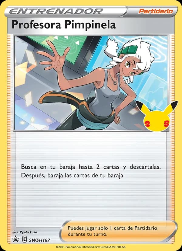 Profesora Pimpinela card in Spanish