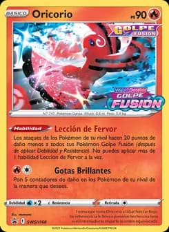 Oricorio card in Spanish