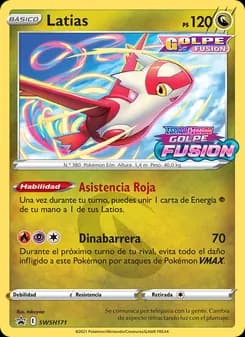 Latias card in Spanish