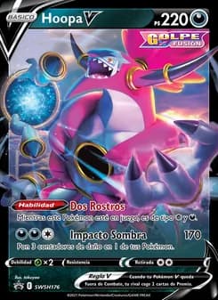 Hoopa V card in Spanish