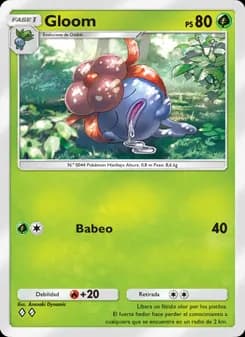 Gloom card in Spanish