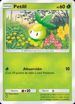 Petilil card in Spanish