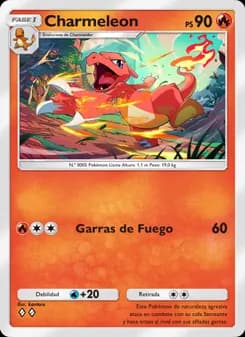 Charmeleon card in Spanish