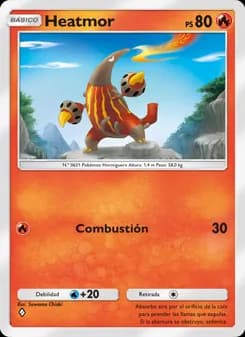 Heatmor card in Spanish