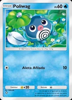 Poliwag card in Spanish