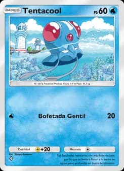 Tentacool card in Spanish