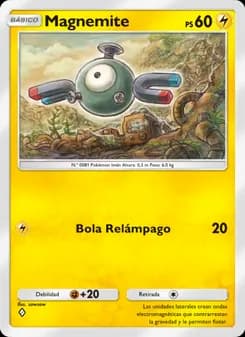 Magnemite card in Spanish