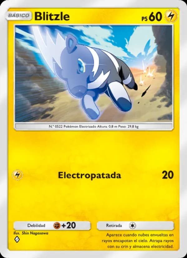 Blitzle card in Spanish