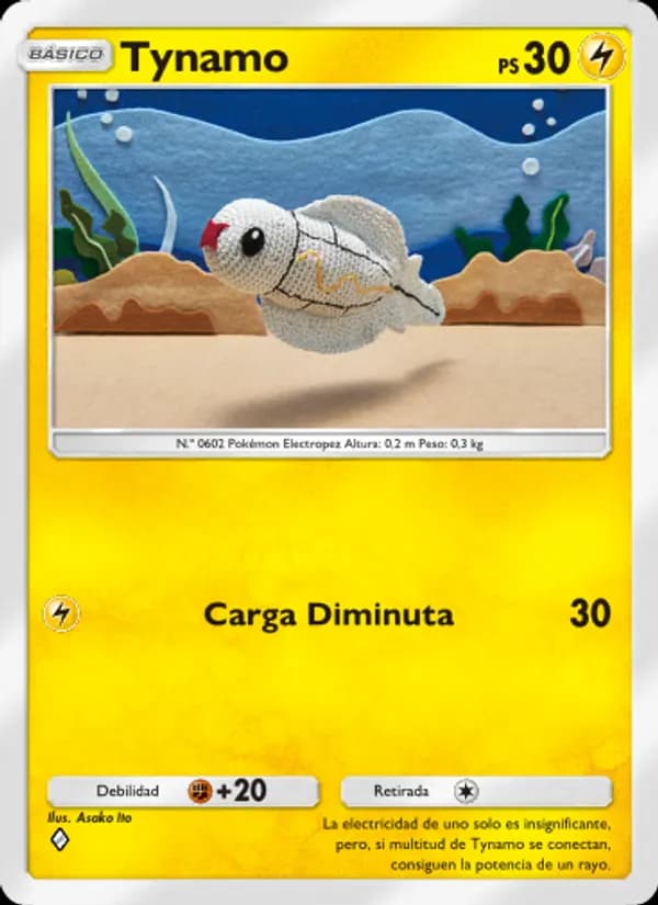 Tynamo card in Spanish