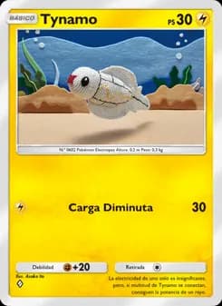 Tynamo card in Spanish