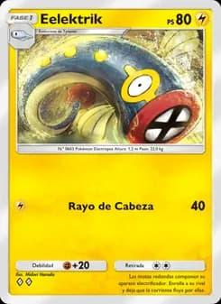 Eelektrik card in Spanish