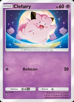 Clefairy card in Spanish