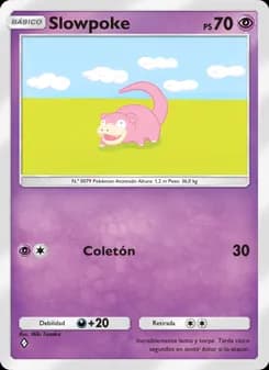 Slowpoke card in Spanish
