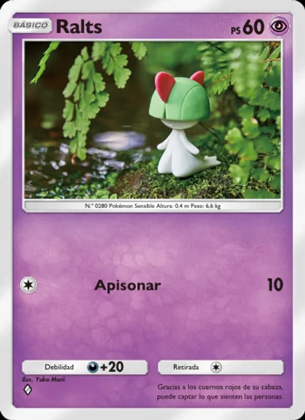 Ralts card in Spanish