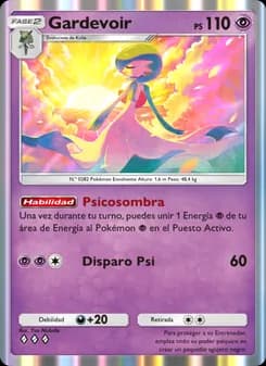 Gardevoir card in Spanish
