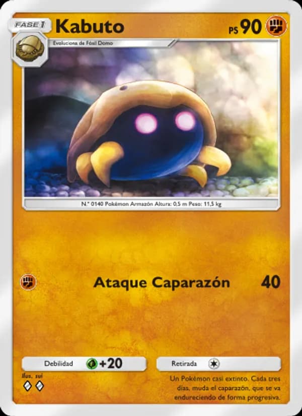 Kabuto card in Spanish