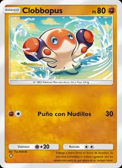 Clobbopus card in Spanish