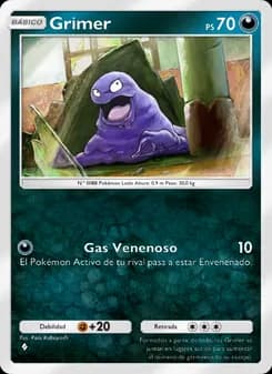 Grimer card in Spanish