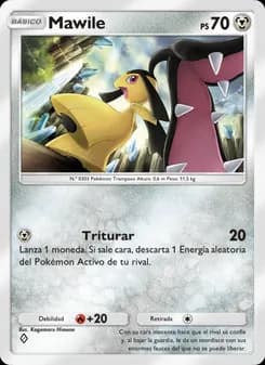 Mawile card in Spanish