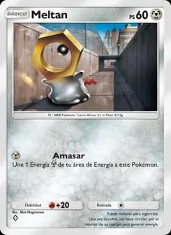 Meltan card in Spanish