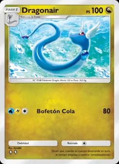 Dragonair card in Spanish