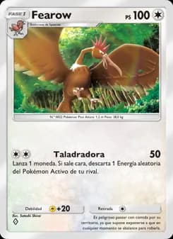 Fearow card in Spanish