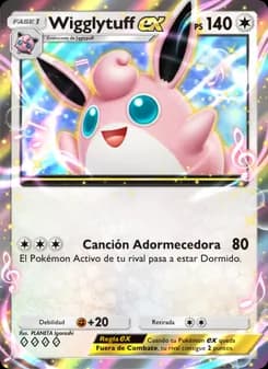 Wigglytuff ex card in Spanish