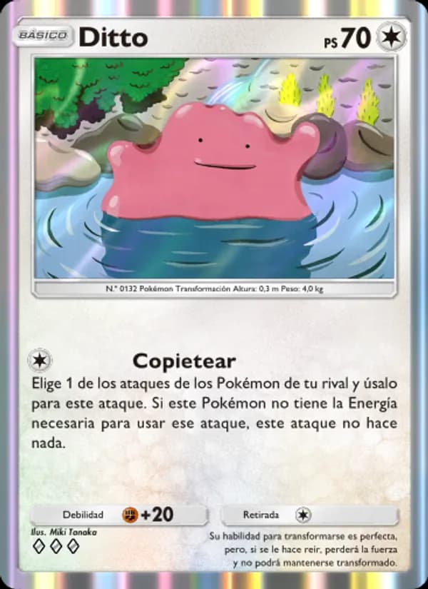 Ditto card in Spanish