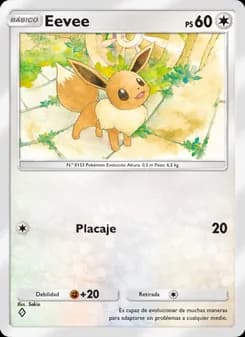 Eevee card in Spanish