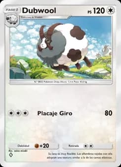 Dubwool card in Spanish