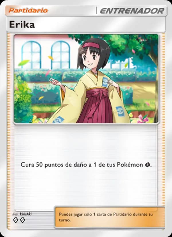 Erika card in Spanish