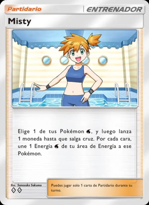 Misty card in Spanish