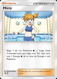 Misty card in Spanish