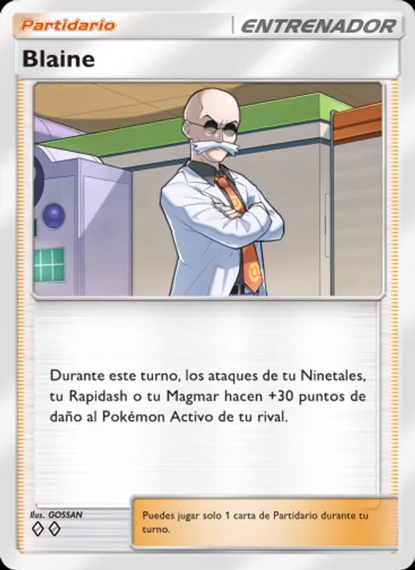 Blaine card in Spanish