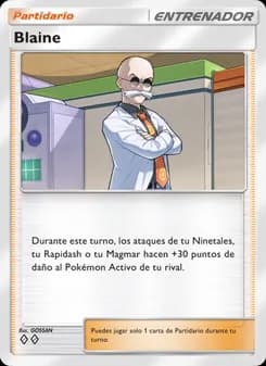 Blaine card in Spanish