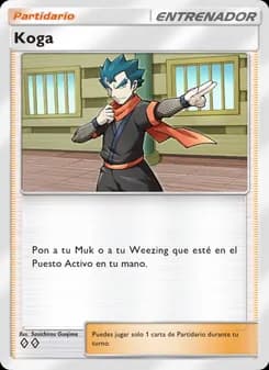 Koga card in Spanish