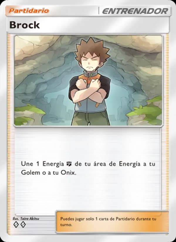 Brock card in Spanish