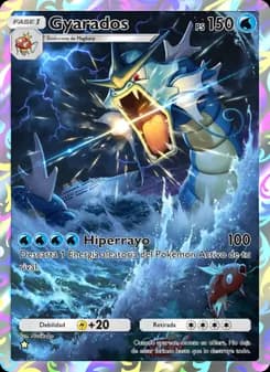 Gyarados card in Spanish