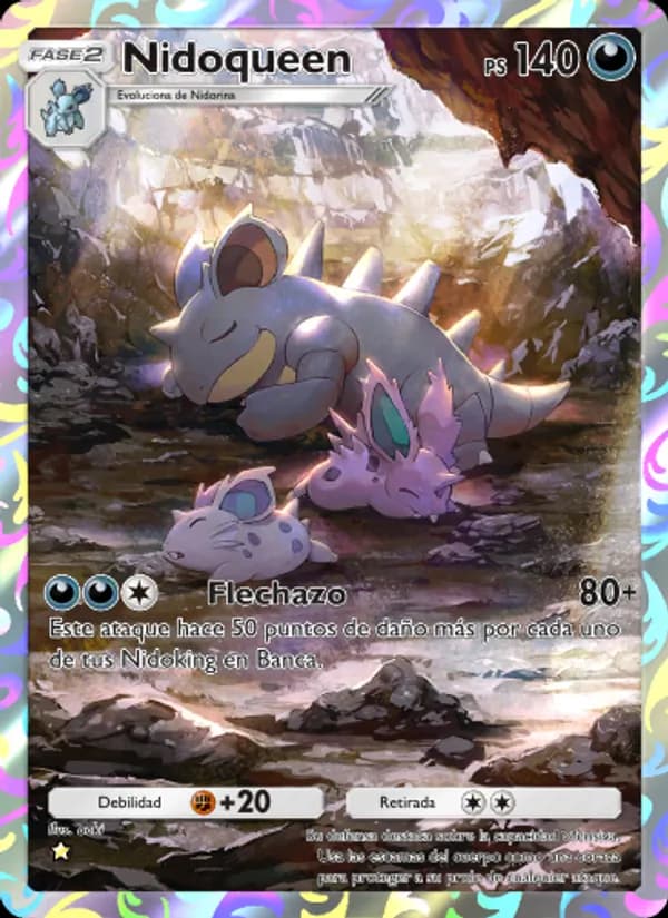 Nidoqueen card in Spanish