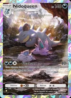 Nidoqueen card in Spanish