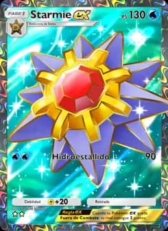 Starmie ex card in Spanish