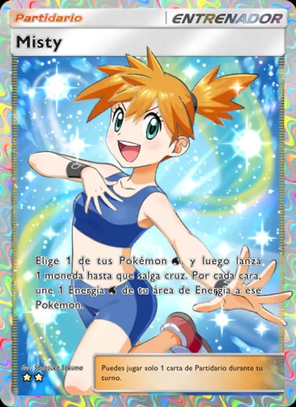 Misty card in Spanish