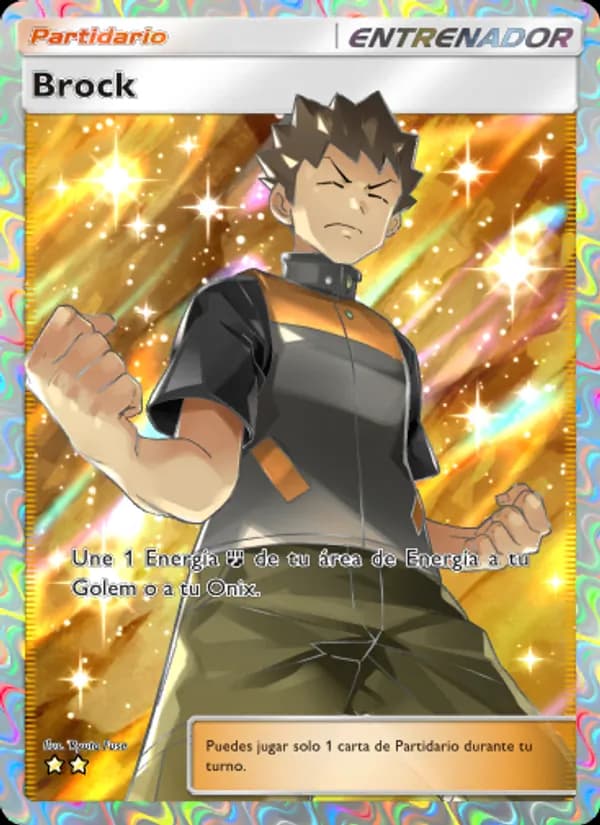 Brock card in Spanish